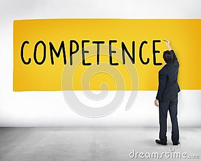 Competence Skill Ability Proficiency Accomplishment Concept Stock Photo