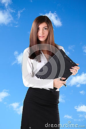 Competent Businesswoman Stock Photo