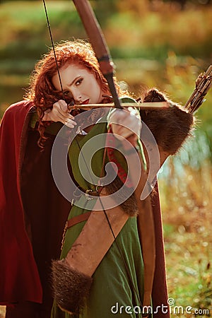 Competition of archers Stock Photo