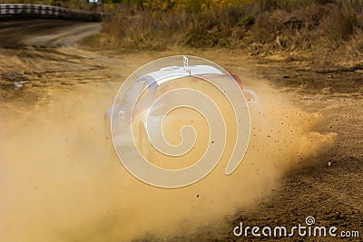 Competition in autocross Stock Photo