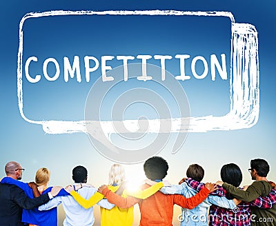 Competition Contest Contention Game Race Concept Stock Photo