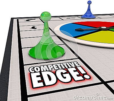 Competitive Edge Board Game Winning Advantage Success Stock Photo