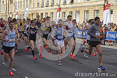 Bath Half Marathon, United Kingdom Editorial Stock Photo