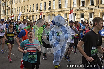 Bath Half Marathon, United Kingdom Editorial Stock Photo