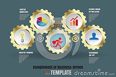 Complement of business-driven, Vector Illustration Vector Illustration
