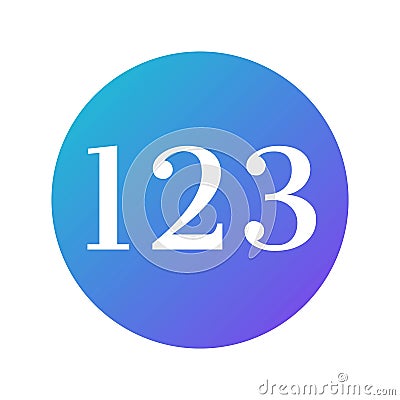 Alphabet number blocks 123 Stock Photo