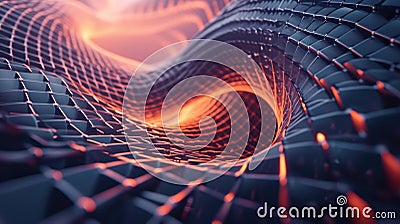From complex angular formations to fluid organic shapes the abstract speaker grid offers a unique and captivating visual Stock Photo