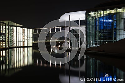 The complex of buildings in the government quarter (Regierungsviertel) Editorial Stock Photo