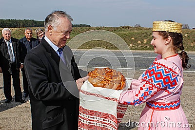 The complex of events dedicated to the 30th anniversary of the Chernobyl accident in the Gomel region of the Republic of Belarus. Editorial Stock Photo