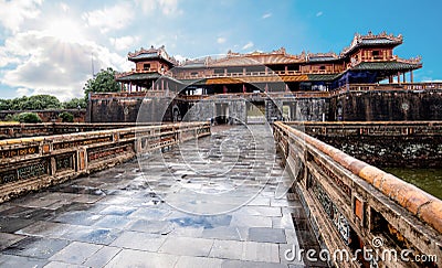 Complex of Hue Monuments in Hue, Vietnam. Stock Photo