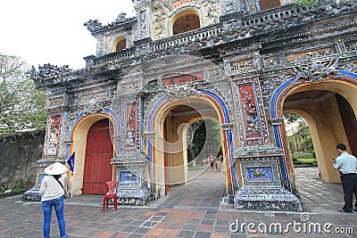 The Complex of Hue Monuments in Vietnam Editorial Stock Photo