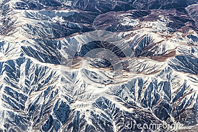 Complex of mountains Stock Photo
