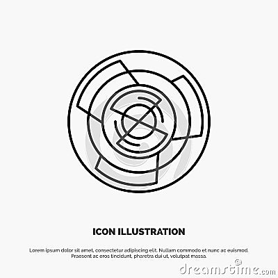 Complexity, Business, Challenge, Concept, Labyrinth, Logic, Maze Line Icon Vector Vector Illustration