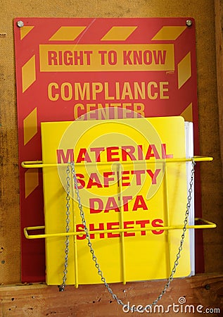 Compliance Material Data Stock Photo