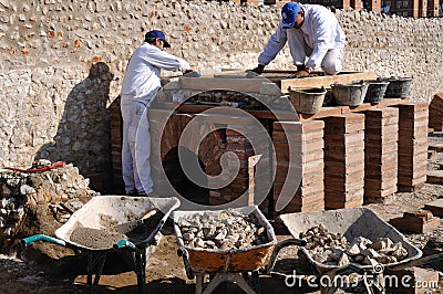 Complutum - Spain Editorial Stock Photo