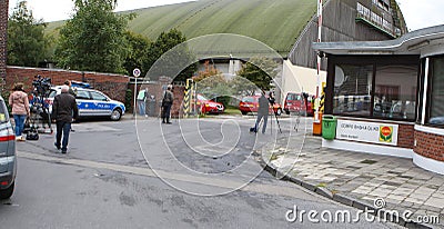 Compo Fertilizer Entrance Krefeld Germany. Editorial Stock Photo