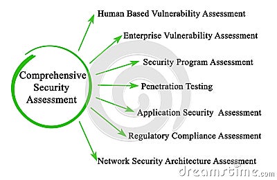 Comprehensive Security Assessment Stock Photo