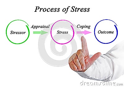 Process of Stress Stock Photo
