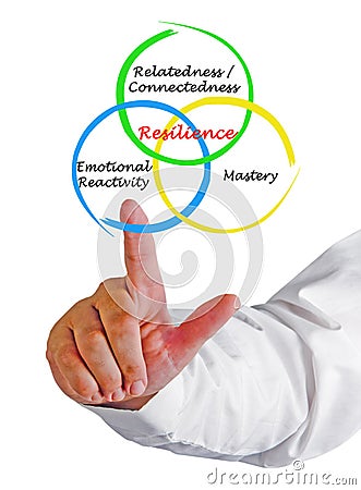 Components of Resilience Stock Photo