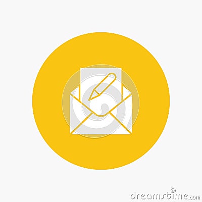 Compose, Edit, Email, Envelope, Mail Vector Illustration