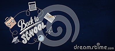 Composite image of back to school Stock Photo