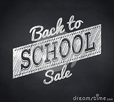 Composite image of back to school sale message Stock Photo