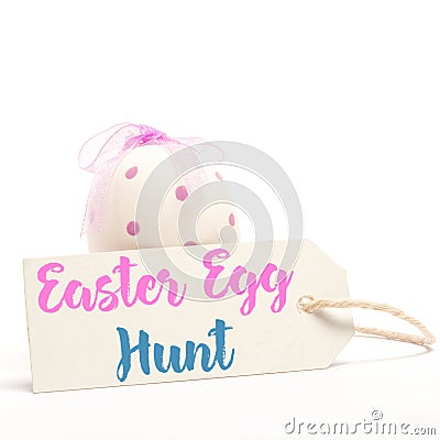 Composite image of easter greeting Stock Photo