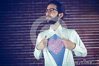 Composite image of ich liebe dich Stock Photo