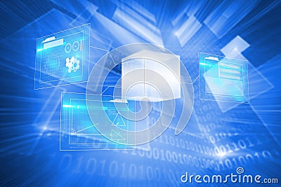Composite image of technology interface Stock Photo