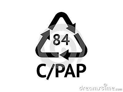 Composite Recycling codes Vector Illustration