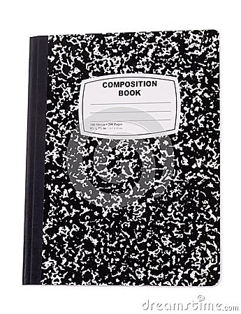 Composition Book Stock Photo