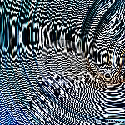 A composition of cosmic vibrations, with pulsating lines, vibrating forms, and rhythmic patterns that convey a sense of energy a Stock Photo