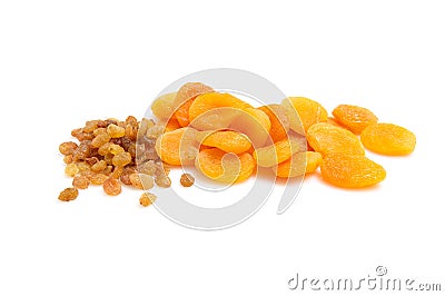 Composition from dried fruits on a background #3. Stock Photo