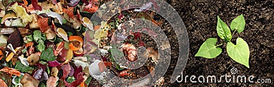 Composted Soil Cycle Stock Photo
