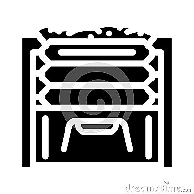 composting green living glyph icon vector illustration Vector Illustration