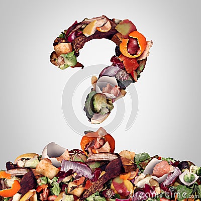 Composting Question Stock Photo