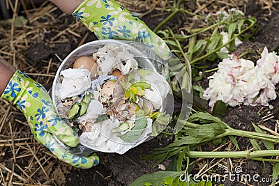 Composting Stock Photo