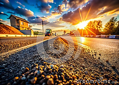 Comprehensive Guide to Road Base Preparation Subgrade Compaction Soil Stabilization and Aggregate Layering for Stock Photo