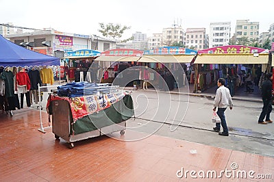 Comprehensive market landscape industrial area Editorial Stock Photo