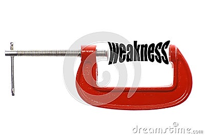 Compress weakness Stock Photo