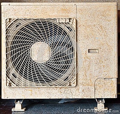 Compressor air-condition Stock Photo