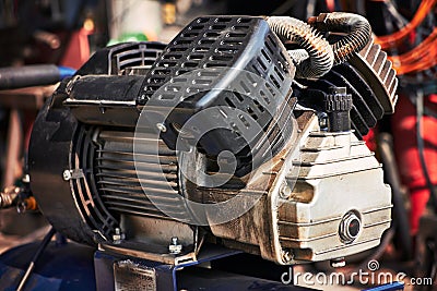 Compressor engine Stock Photo