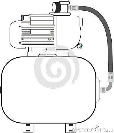 Compressor Vector Illustration