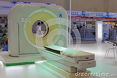 Computed tomography machine Editorial Stock Photo