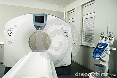 Computed tomography scanner Stock Photo