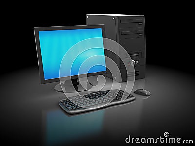 Computer Stock Photo