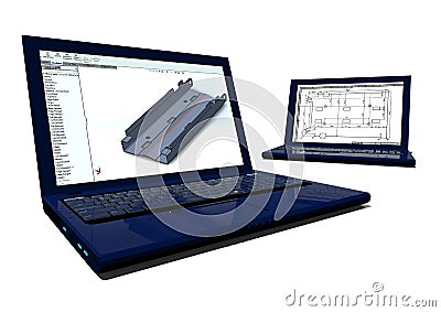 Computer Aided Design Stock Photo