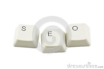 Computer buttons Seo Stock Photo