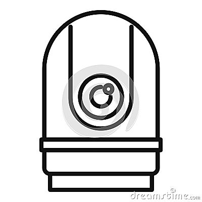 Computer camera icon outline vector. Video camcorder Vector Illustration