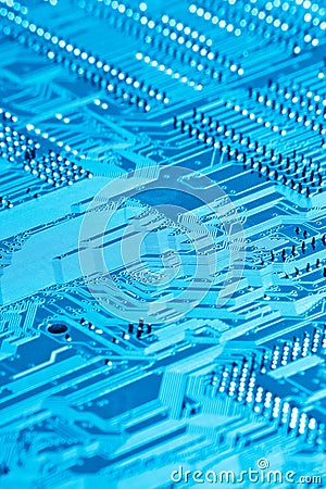 Computer circuit Stock Photo